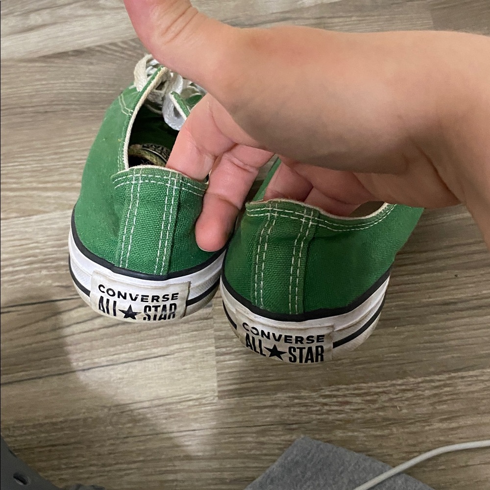 Converse Green Canvas Sneakers - Picture 2 of 3